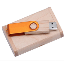 Wood clip 3.0 usb turn environmental protection maple usb flsash drive peach free lettering bamboo swivel Walnut Usb flash drive